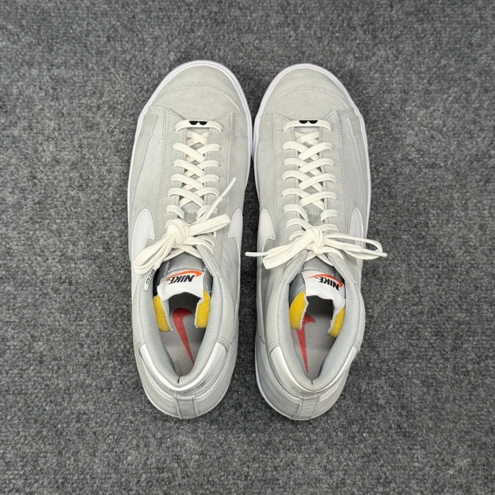 Nike Blazer Mid 77 Shoes Men's 13 Light Smoke Grey White Athletic Retro Sneakers